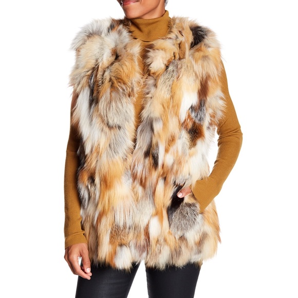 🆕Romeo & Juliet Couture Faux Fur Soft Vest - Picture 1 of 2